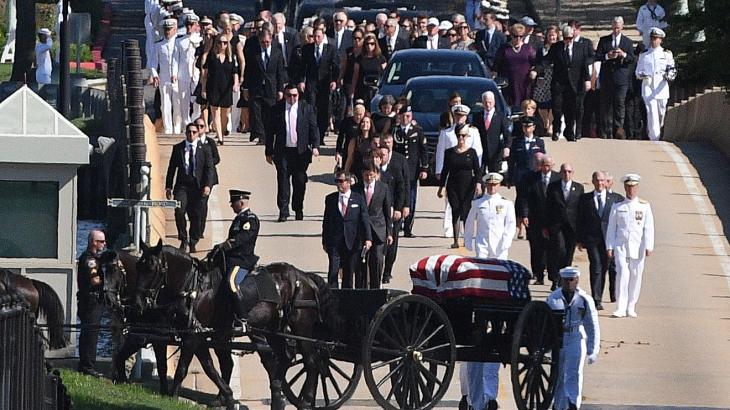 The Wall Street Journal: After week of tributes, McCain laid to rest in private ceremony at Naval Academy