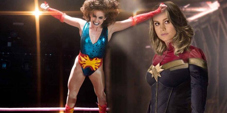 Captain Marvel Meets GLOW in This ‘Alison Brie Larson’ Training Photo