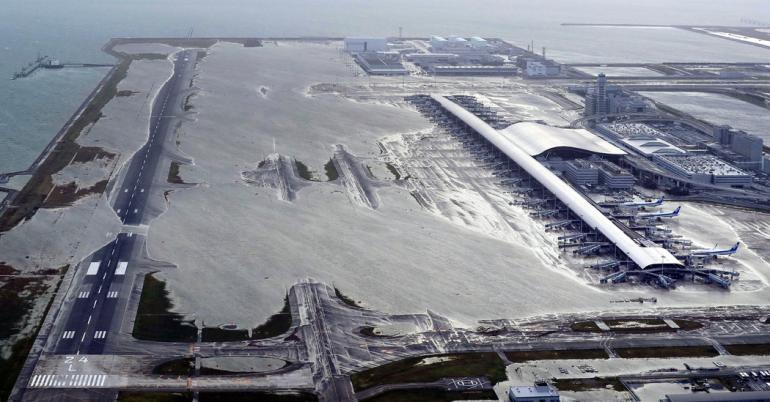 Many Major Airports Are Near Sea Level. A Disaster in Japan Shows What Can Go Wrong.
