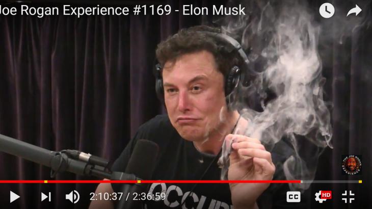 The Tell: Elon Musk appears to smoke marijuana during an interview