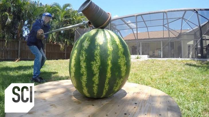 Weapons of Melon Destruction! | Outrageous Acts of Science