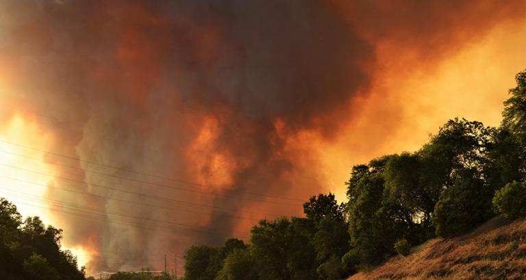 Wildfires make their own weather, and that matters for fire management
