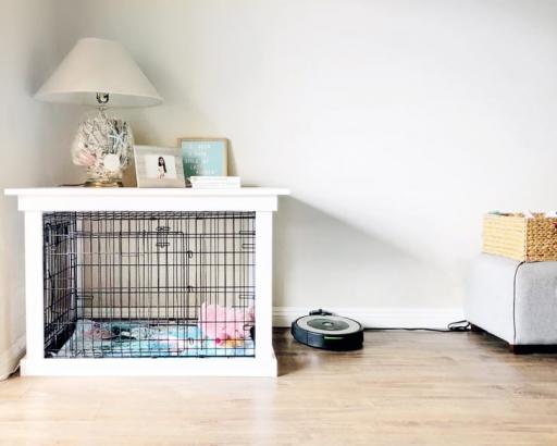 This DIY Dog Crate Furniture Piece Will Transform Your Living Room