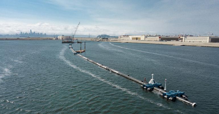 Giant Trap Is Deployed to Catch Plastic Littering the Pacific Ocean
