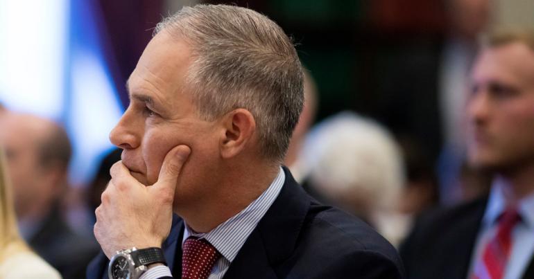 Scott Pruitt, Former E.P.A. Chief, Is in Talks for His Next Job: Coal Consultant