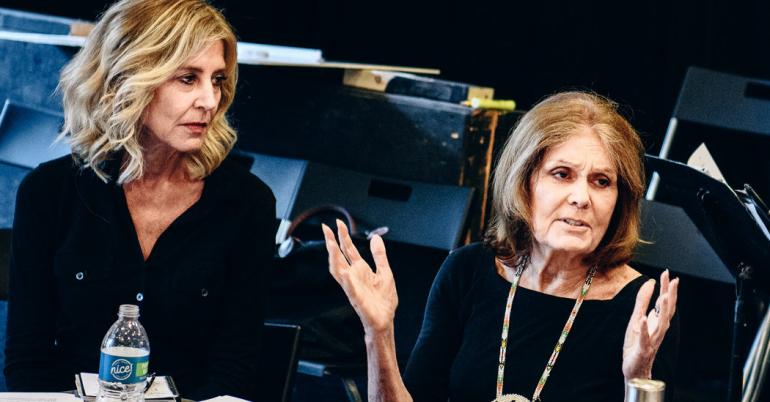 Gloria Steinem, Watching Herself Onstage, Knows She’s in Good Hands
