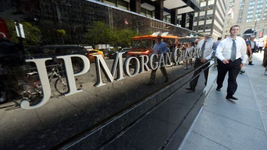 JP Morgan says trading revenues for this quarter will be down 'about mid-single digits'