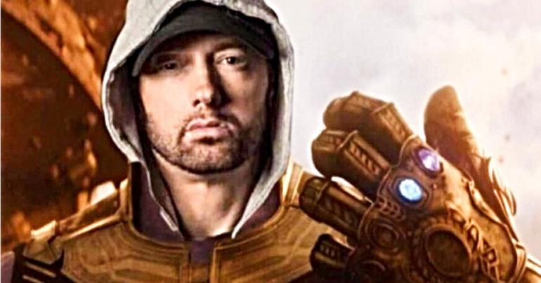 Eminem Snaps MGK Out of Existence in Infinity War Inspired Diss Art