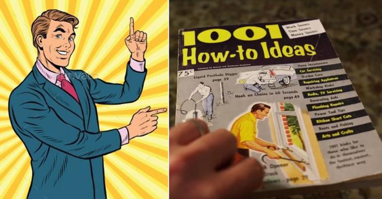 Guy finds a 1960s life hack book, tries it out, and was amazed how well the tips held up (28 Photos)