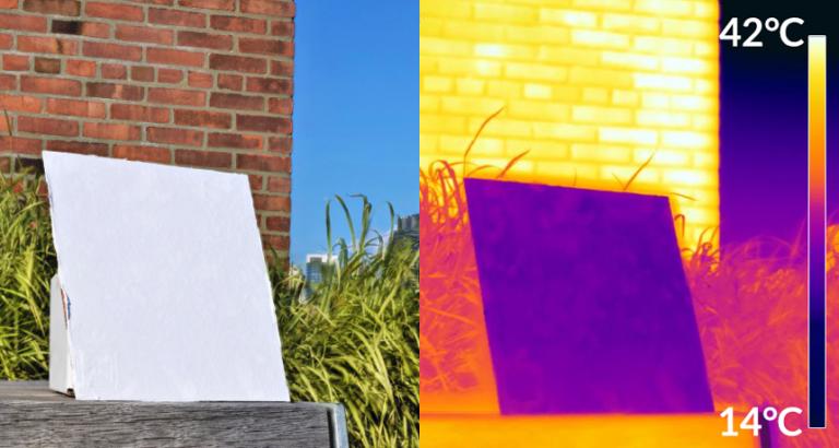 This reflective paint could keep sunbaked buildings cool