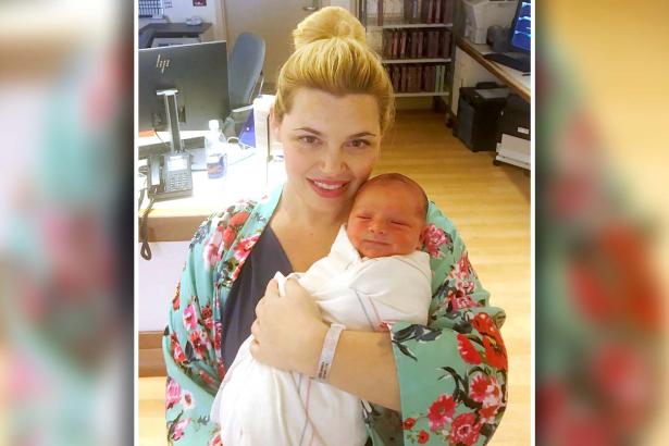 Moms are giving birth in fancy hospital gowns now