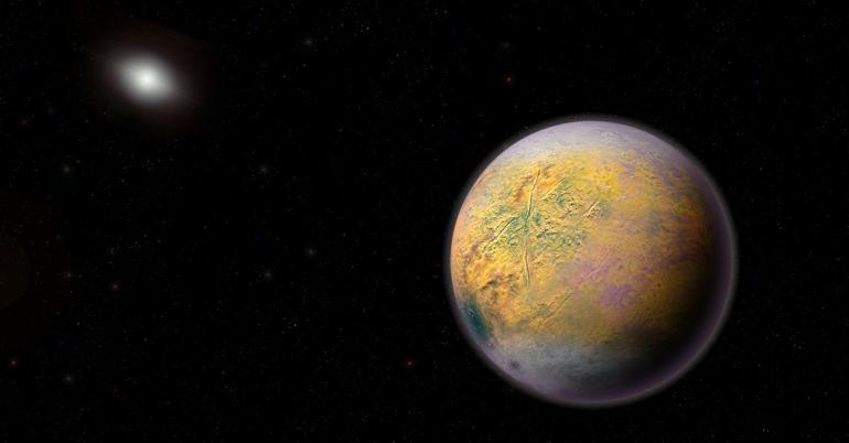 A Goblin World That Points Toward Hidden Planet Nine in the Solar System