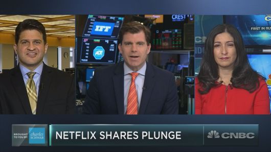 Netflix plunged into a correction this week, but one top technician says this is a chance to buy