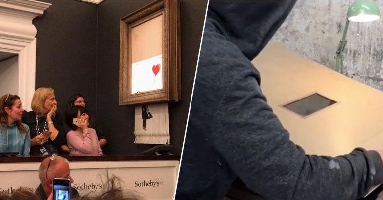 Did Banksy accidentally reveal his identity with latest stunt? Maybe… (10 Photos)
