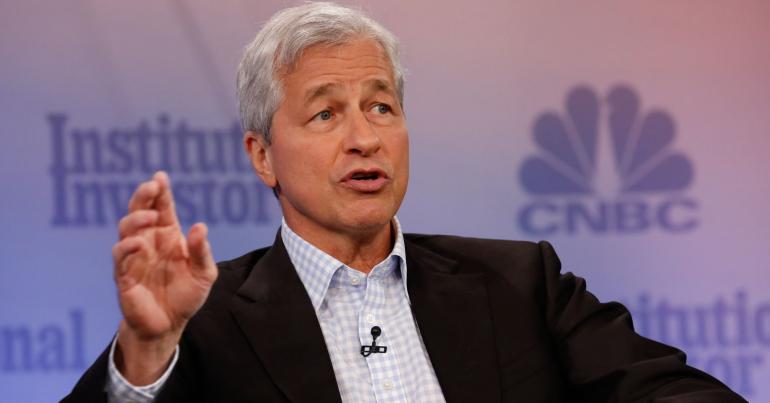 JP Morgan shares bounce after bank reports better-than-expected earnings, revenue