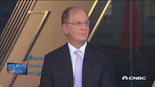 Larry Fink: Investors were bolting stocks even before last week's plunge due to 'more fear'