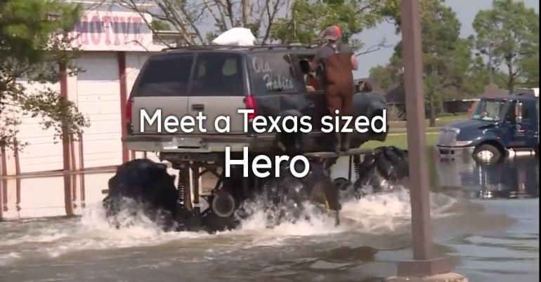 Monster Truck angel helping flood victims will MAKE YOUR DAY (13 GIFs/Video)