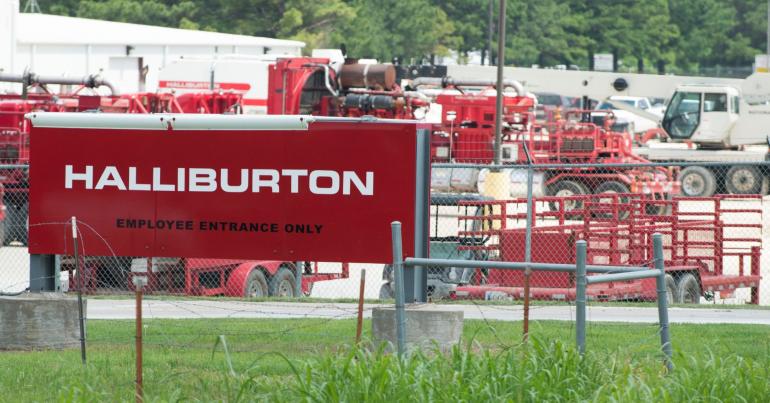 Halliburton third-quarter profit edges past estimates