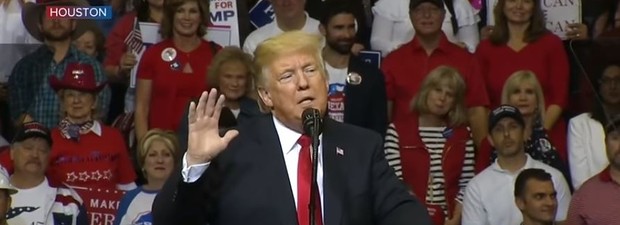 Key Words: Trump at Houston rally: ‘I’m a nationalist, OK?’