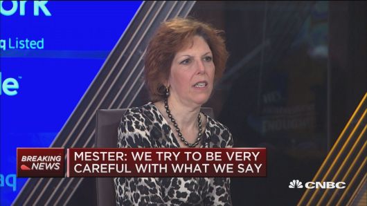 Fed's Mester: Rate hikes are based on data not preconceived notions on where they should be