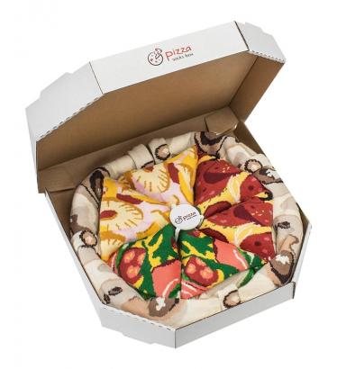 Pizza Socks in a Pizza Box Exist, and I'm Both Hysterical and Hungry