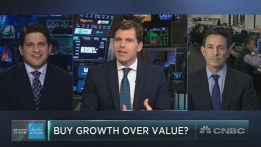 Growth vs value debate rages on as volatility slams the market — here's what investors say to buy now