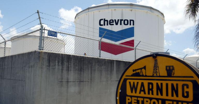 Chevron shares jump 2% as quarterly profit doubles, oil and gas output hits record