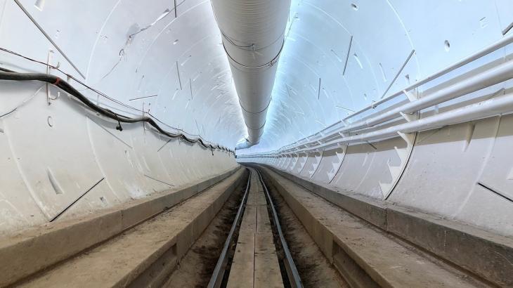 Elon Musk shows off Boring Co.’s ‘disturbingly long’ tunnel under Los Angeles