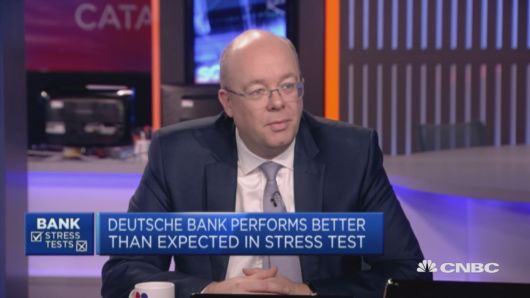 Deutsche Bank squeezes past crucial health checks but investor concerns still remain