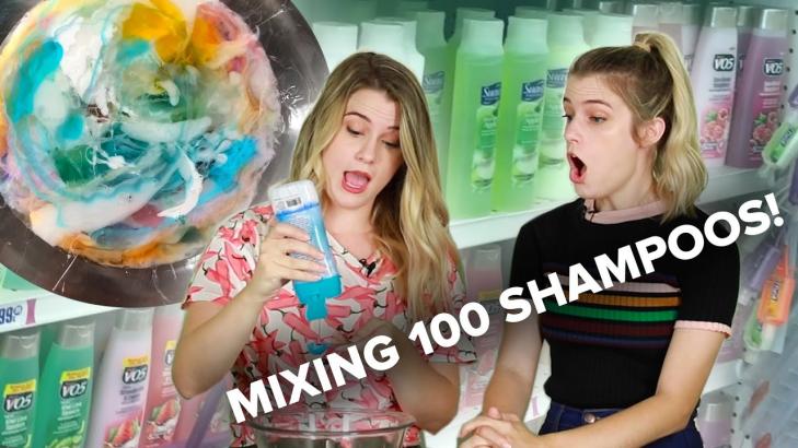 Mixing 100 Shampoos To Get The Perfect Shampoo