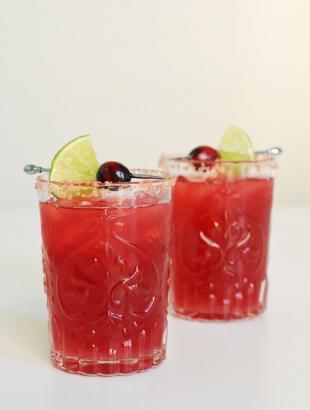 A Fall-Ready Cranberry Margarita