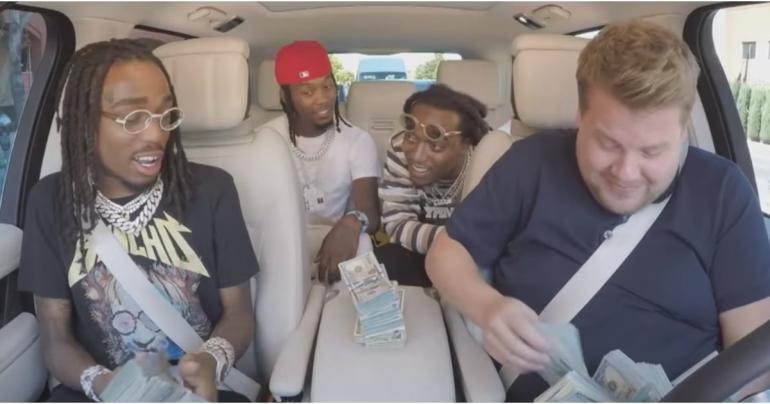 James Corden Gets "Bad and Boujee" With Migos in the Latest Edition of Carpool Karaoke