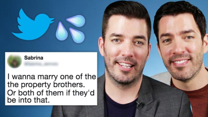 The Property Brothers Read Thirst Tweets