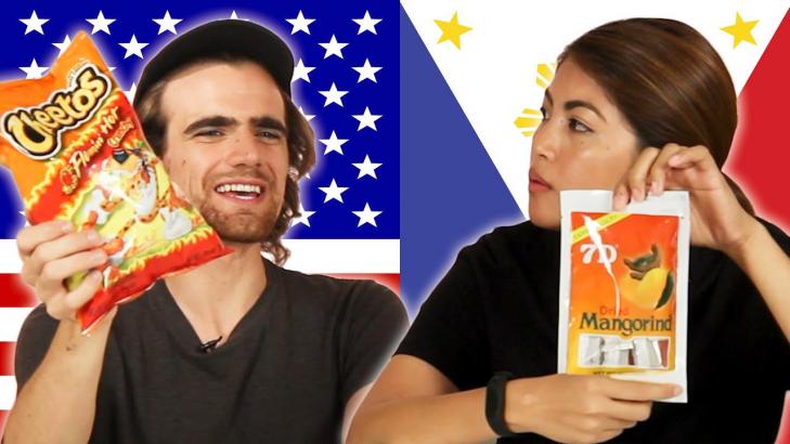 Filipinos & Americans Swap Snacks