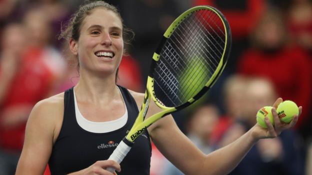 Konta & Boulter lead GB to win over Slovenia