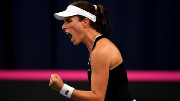 Konta fights back to give GB victory over Greece