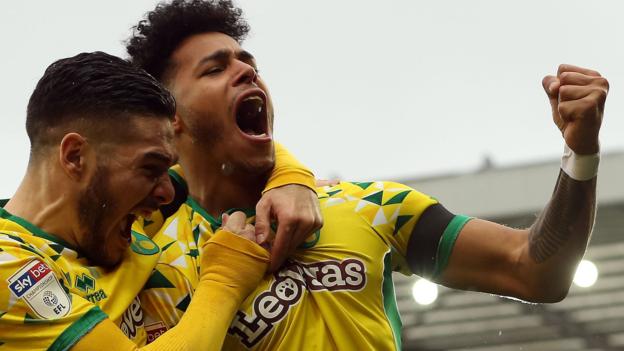 Norwich City 3-0 Ipswich Town: Paul Lambert sent off in East Anglian derby defeat