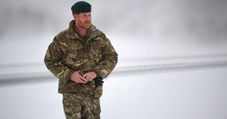 Prince Harry Hangs Out in an Igloo Surrounded by Pictures of Meghan Markle - Yes, Really