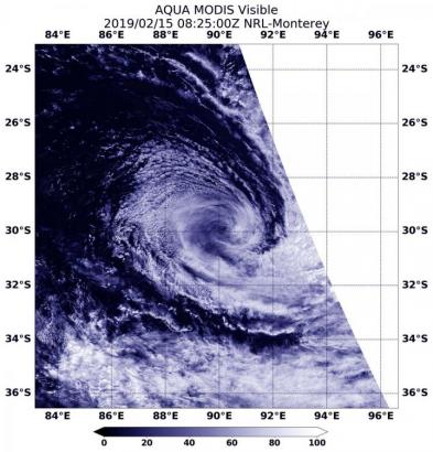 NASA catches Tropical Cyclone Gelena's post-tropical transition