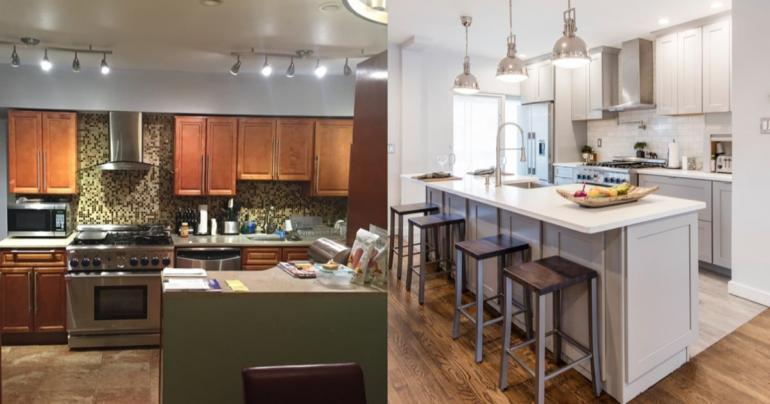 These Kitchen Before and Afters Are So Good, You'll Do a Double Take