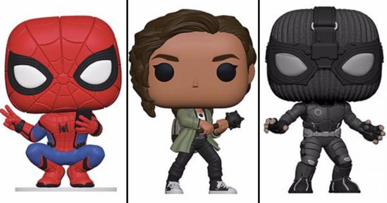 Far from Home Funko Pops! Include Battle-Ready MJ & Stealth Spider-Man