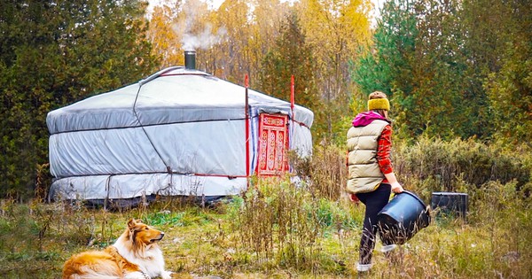 What is it like to live in an off-grid yurt for 2 years? (Video)