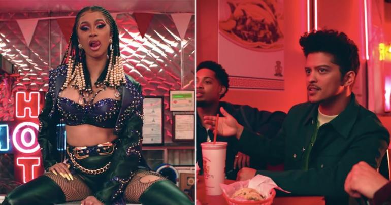 Like Any Great Love Story, Cardi B and Bruno Mars Flirt Over Tacos in the "Please Me" Video