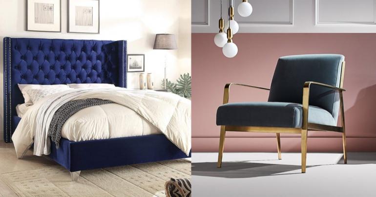 14 Velvet Furniture Pieces That Look Like a Million Bucks, but We Found Them on Amazon