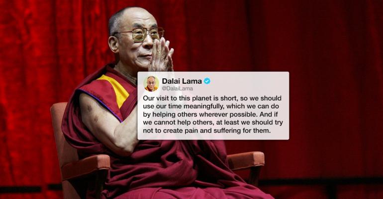 The Dalai Lama really knows how to use this whole Twitter thing (18 Photos)