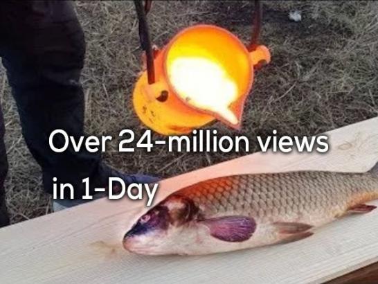 How to cook a fish dinner with LAVA (17 GIFs/Photos)