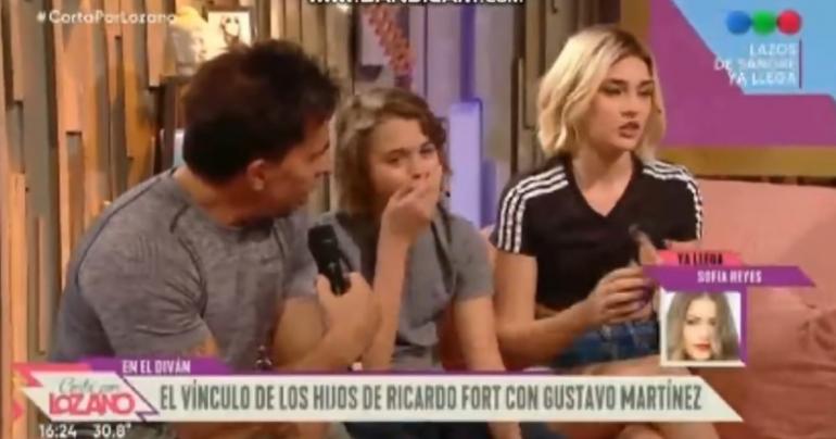 Los hijos de Ricardo Fort se confesaron en el diván de Vero Lozano