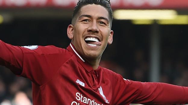 Liverpool 4-2 Burnley: Roberto Firmino & Sadio Mane score as Reds keep pressure on Man City