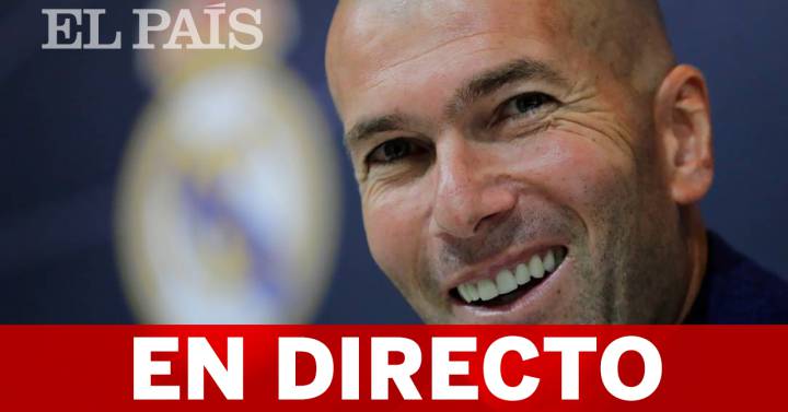 La presentación de Zinedine Zidane como entrenador del Real Madrid, en directo