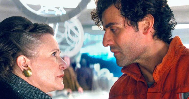 Unused Carrie Fisher Footage in Star Wars 9 Shows Leia & Poe's Bond